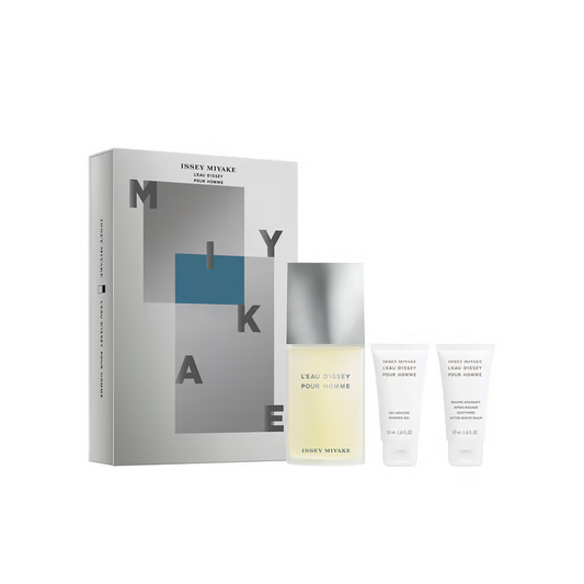 Issey Miyake L'Eau d'Issey Pour Homme 125ml EDT Spray, 50ml Shower Gel & 50ml Aftershave Balm Gift Set