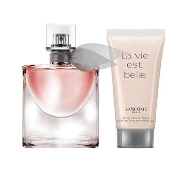 Lancome La Vie Est Belle 50ml L'Eau de Parfum Spray & 50ml Body Lotion Gift Set