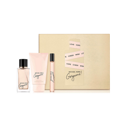 Michael Kors Gorgeous Gift Set Eau de Parfum + Body Lotion + Eau de Parfum
